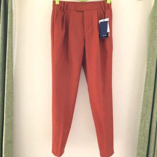 ユナイテッドアローズ(UNITED ARROWS)の定価1.5万 新品 philouni テーパードパンツ オレンジ(クロップドパンツ)