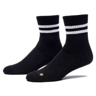 アンディフィーテッド(UNDEFEATED)のUNDEFEATED undefeated CREW SOCKS BLACK 黒(ソックス)