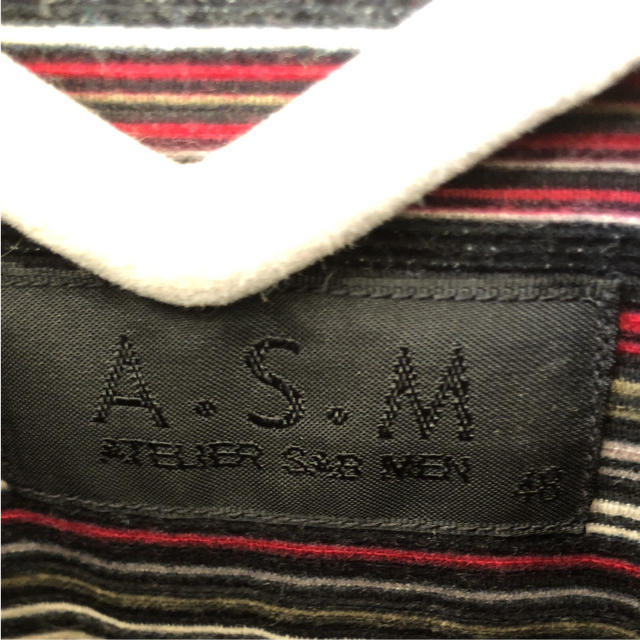 A.S.M ATELIER SAB MEN(エイエスエム)の長袖シャツ ストライプシャツ メンズ メンズのトップス(シャツ)の商品写真