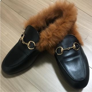 グッチ(Gucci)の新品 ファー スリッポン (スリッポン/モカシン)