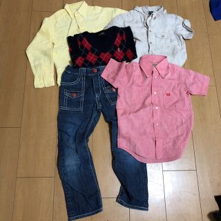 コムサイズム(COMME CA ISM)のまとめ売り男の子120コムサ ファミリア ミキハウス着払(その他)