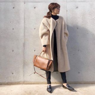 プラージュ(Plage)のカーサフライン WOOLボアコート 新品未使用 タグ付き(ロングコート)