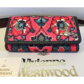 ヴィヴィアンウエストウッド(Vivienne Westwood)の正規廃盤品Vivienne Westwoodゴールドオーブ4連キーケース レッド(キーケース)