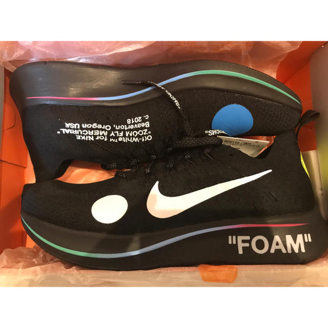 28cm off white nike zoom fly mercurial