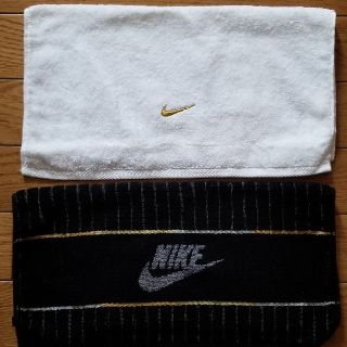 ナイキ(NIKE)の最終処分☆ナイキ☆ウォッシュタオル２枚☆新品(タオル/バス用品)