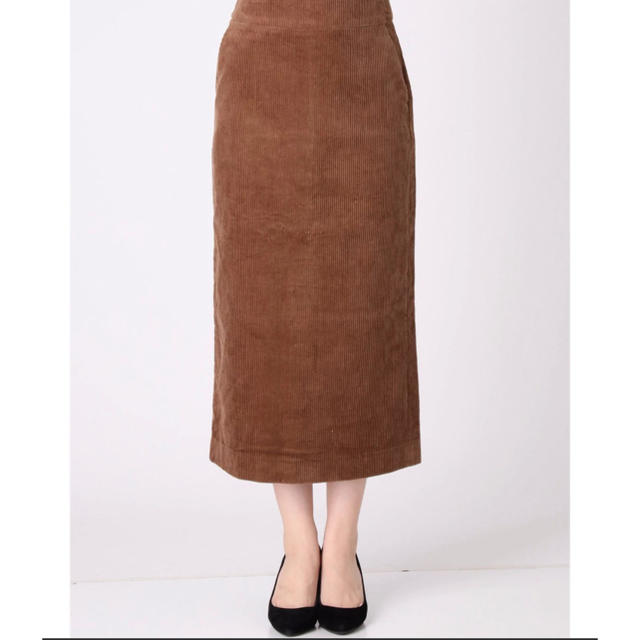 Ungrid(アングリッド)のungrid コーデュロイスカート レディースのスカート(ロングスカート)の商品写真