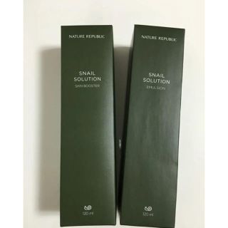 ネイチャーリパブリック(NATURE REPUBLIC)のyr様専用 新品 2本セット ネイチャーリパブリック スネイルソリューション(化粧水/ローション)