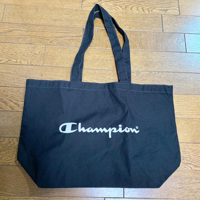 Champion(チャンピオン)の非売品 新品 CHAMPION トートバッグ♡ レディースのバッグ(トートバッグ)の商品写真