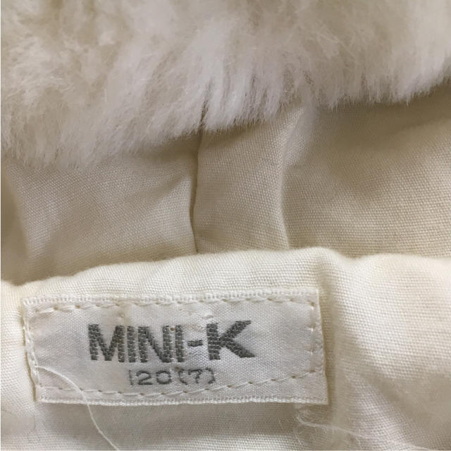 MINI-K(ミニケー)のMINI-K ファーコート サイズ120 キッズ/ベビー/マタニティのキッズ服女の子用(90cm~)(コート)の商品写真