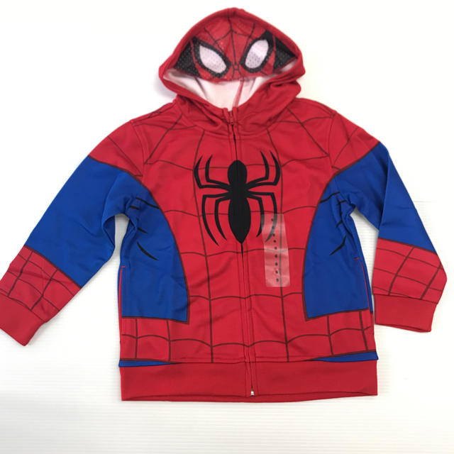 MARVEL(マーベル)の新品 キッズ スパイダーマン パーカー キッズ/ベビー/マタニティのキッズ服男の子用(90cm~)(ジャケット/上着)の商品写真