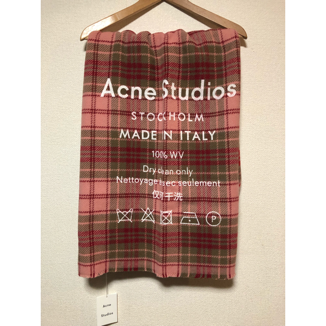 ACNE(アクネ)のAcne Studios Cassiar Check オーバーサイズスカーフ レディースのファッション小物(マフラー/ショール)の商品写真