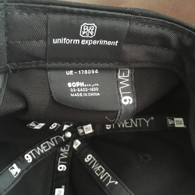 uniform experiment(ユニフォームエクスペリメント)の17AW試着のみ uniform experiment x NEW ERA  メンズのファッション小物(その他)の商品写真