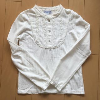 マザウェイズ(motherways)のmotherways レース衿カットソー 140cm(Tシャツ/カットソー)