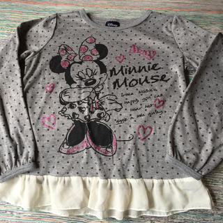 ディズニー(Disney)のミニーちゃん長袖シャツ★120cm(Tシャツ/カットソー)