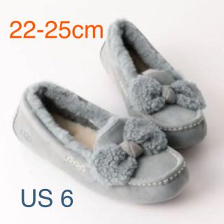 アグ(UGG)のUGG モカシン アンスレー グレー 23cm 新品未使用(スリッポン/モカシン)