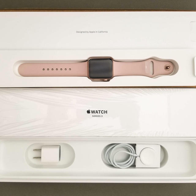 Apple Watch Series 3 GPS 38mm ピンク