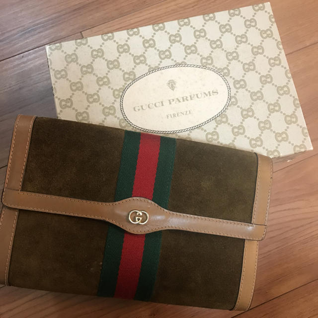 Gucci(グッチ)の箱有り オールドGUCCI vintage バッグ ヴィンテージ クラッチ レディースのバッグ(クラッチバッグ)の商品写真