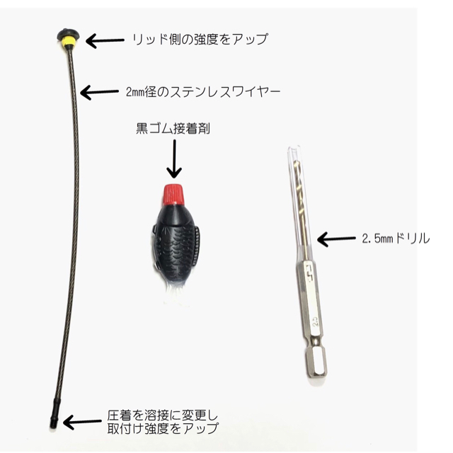 BMW・MINI（ミニ後期）給油口交換ワイヤーねじ込タイプ 工具付属（黒）新品 自動車/バイクの自動車(車種別パーツ)の商品写真