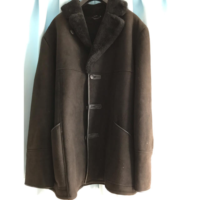 【新品】本革スウェードコート レディースのジャケット/アウター(チェスターコート)の商品写真