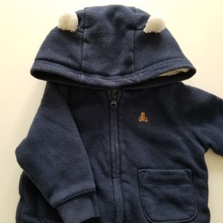 ベビーギャップ(babyGAP)のbabygap 耳付パーカー ７０センチ(トレーナー)