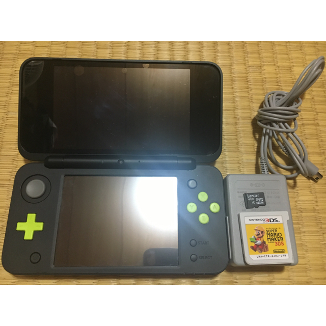 ニンテンドー2ds ﾆﾝﾃﾝﾄﾞｰ2ds Ll本体 ﾌﾞﾗｯｸ ﾗｲﾑ ﾏﾘｵﾒｰｶｰｿﾌﾄｾｯﾄの通販 By Mika4704 S Shop ニンテンドー2dsならラクマ