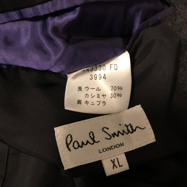 Paul Smith(ポールスミス)のポールスミス London ウール カシミヤ コート 超美品 メンズのジャケット/アウター(チェスターコート)の商品写真