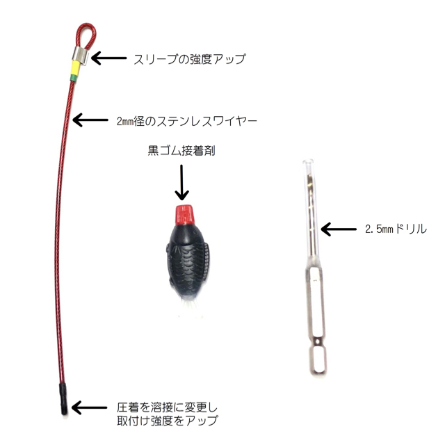 FIAT500他シリーズ 給油キャップ交換ワイヤー ネジ込タイプ（赤）工具付属  自動車/バイクの自動車(車種別パーツ)の商品写真