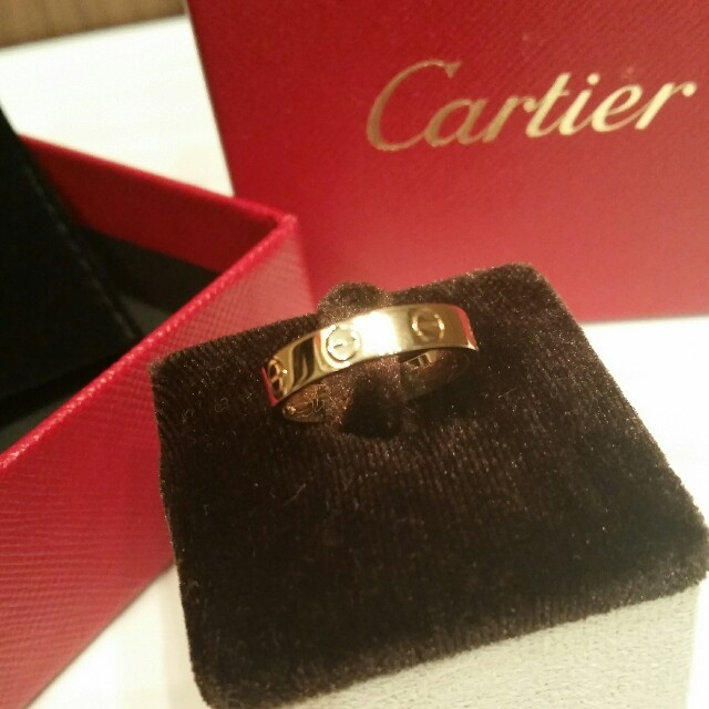 Cartier(カルティエ)のカルティエ ミニラブリング K18 PG(ピンクゴールド ) 10号 レディースのアクセサリー(リング(指輪))の商品写真