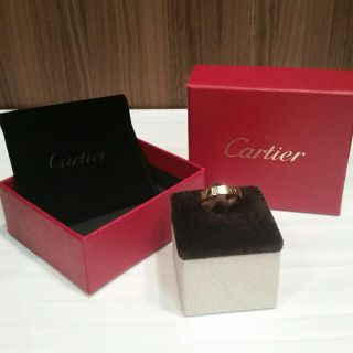 カルティエ(Cartier)のカルティエ ミニラブリング K18 PG(ピンクゴールド ) 10号(リング(指輪))