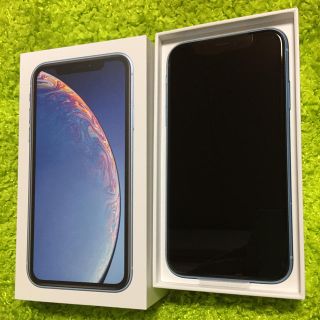 アップル(Apple)の新品51 SIMフリー iPhone xr 64GB ブルー(スマートフォン本体)