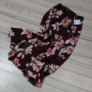 ザラ(ZARA)のZARA 新品 花柄巻きスカート XS(ロングスカート)