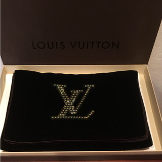 ルイヴィトン(LOUIS VUITTON)の美品 ルイヴィトン ベロアマフラー(マフラー/ショール)