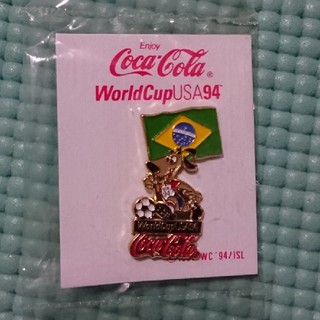 コカコーラ(コカ・コーラ)のコカコーラ ワールドカップ94 ピンバッチ ブラジル(バッジ/ピンバッジ)