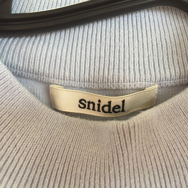 SNIDEL(スナイデル)のSNIDEL スナイデル チェックオーガンジーコンビニットワンピース レディースのワンピース(ミニワンピース)の商品写真