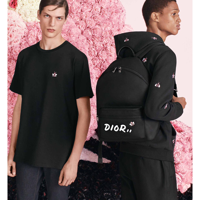 メンズ激レア ディオールカウズ DIOR KAWS バックパック日本限定キムジョーンズ