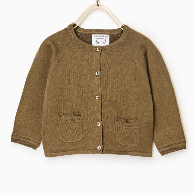 ZARA KIDS(ザラキッズ)の美品！ZARA kids カーディガン キッズ/ベビー/マタニティのベビー服(~85cm)(カーディガン/ボレロ)の商品写真