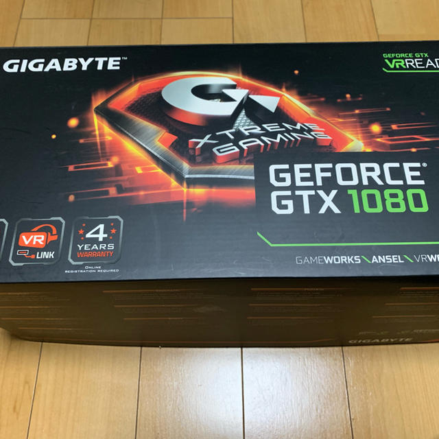 GIGABYTE GTX1080 GV-N1080XTREME W-8GD スマホ/家電/カメラのPC/タブレット(PCパーツ)の商品写真