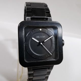 ニクソン(NIXON)の厳選中古❤NIXONウオッチ❤The Riotオールブラック❤送料無料❤(タバコグッズ)