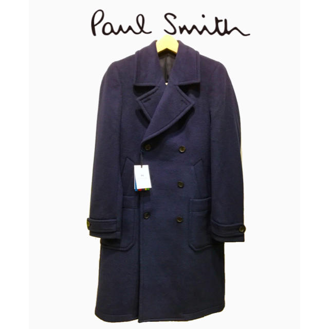 Paul Smith - 新品 タグ付 ポールスミス コート M L チェスター 紺