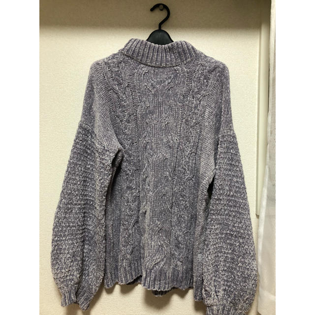 heather(ヘザー)のボトルネックモールケーブルニット Heather レディースのトップス(ニット/セーター)の商品写真