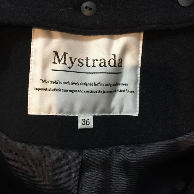 Mystrada(マイストラーダ)のMystradaフードファーコート レディースのジャケット/アウター(毛皮/ファーコート)の商品写真