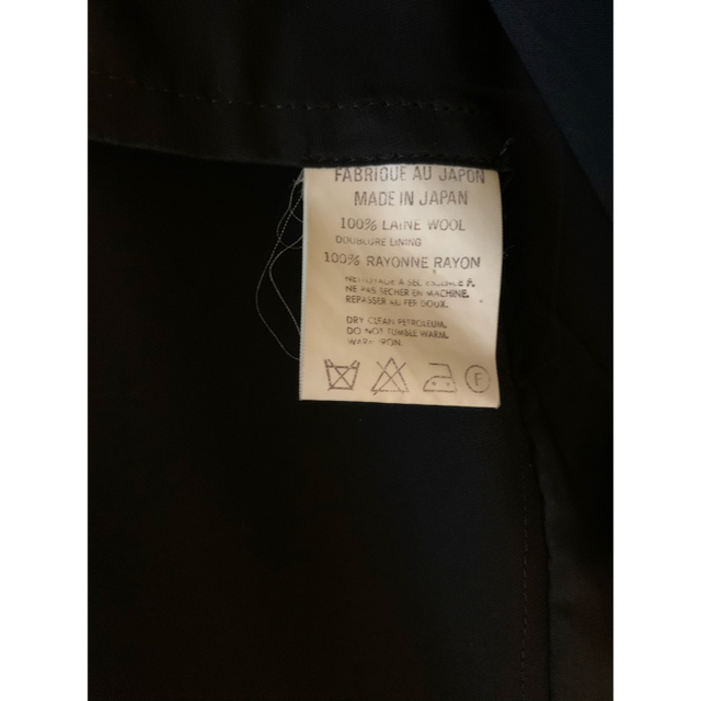 Y's(ワイズ)のヨウジヤマモト  Y's  ウールギャバ  コートジャケット メンズのジャケット/アウター(チェスターコート)の商品写真