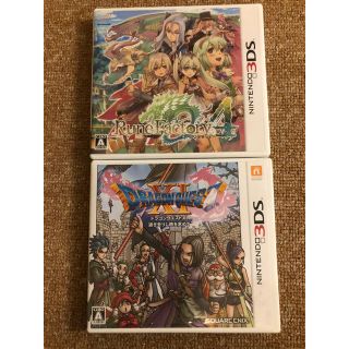 ニンテンドー3DS(ニンテンドー3DS)の・ドラゴンクエスト11 ・ルーンファクトリー4 3dsソフト2本セット(携帯用ゲームソフト)