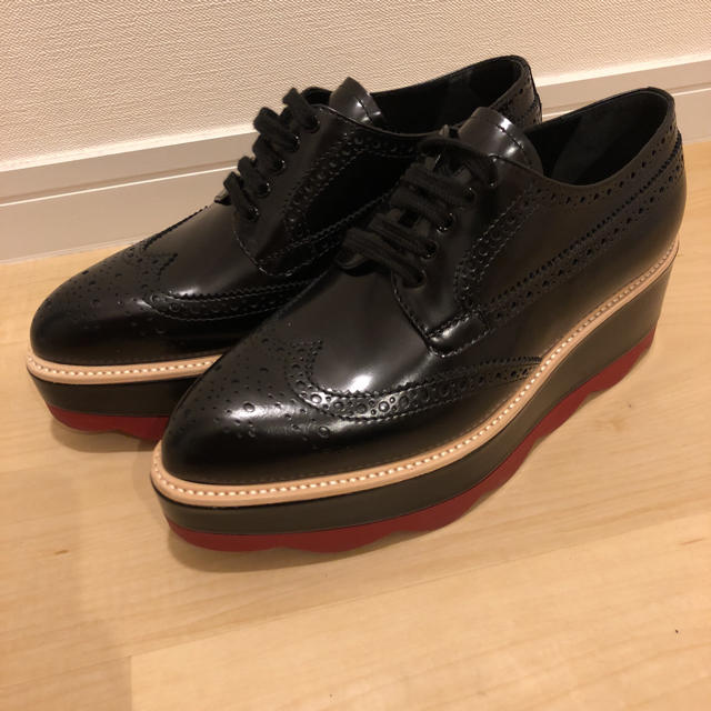 PRADA   PRADA レースアップシューズ 厚底の通販 by yamamiiii's shop