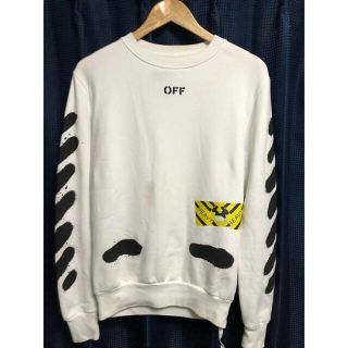 オフホワイト(OFF-WHITE)のOFF WHITE 17SS DIAG SPRAY CREWNECK (スウェット)