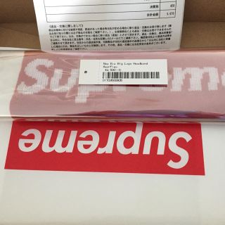 シュプリーム(Supreme)のSupreme New Era Big Logo Headband Red 赤(ヘアバンド)