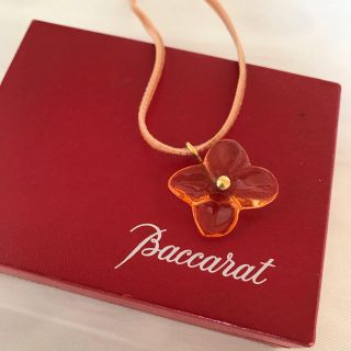 バカラ(Baccarat)のバカラ ネックレス クリスタルオルテンシア マホガニー(ネックレス)