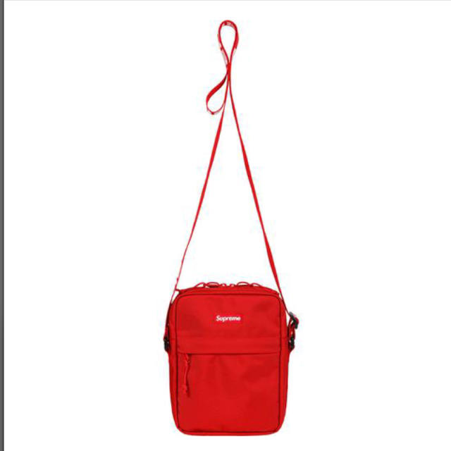 ショルダーバッグ18ss Supreme Shoulder Bag Red 赤色