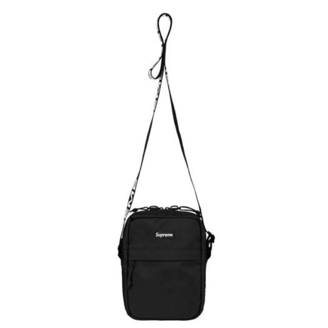 18ss Supreme Shoulder Bag black 黒色ショルダーバッグ