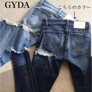 ジェイダ(GYDA)のA様12月1日までお取り置き★GYDA SQUARE BACK RIPPED(スキニーパンツ)